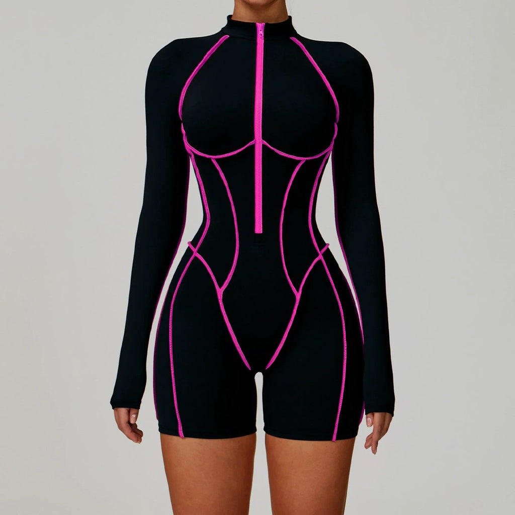 Tight Workout Clothes High-strength Sports Jumpsuit 9318