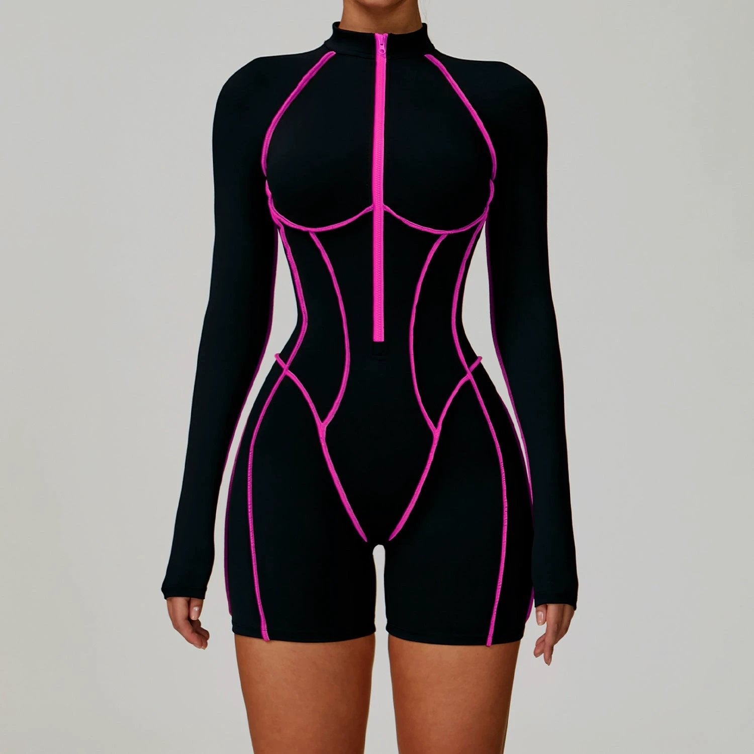 Tight Workout Clothes High-strength Sports Jumpsuit 9318